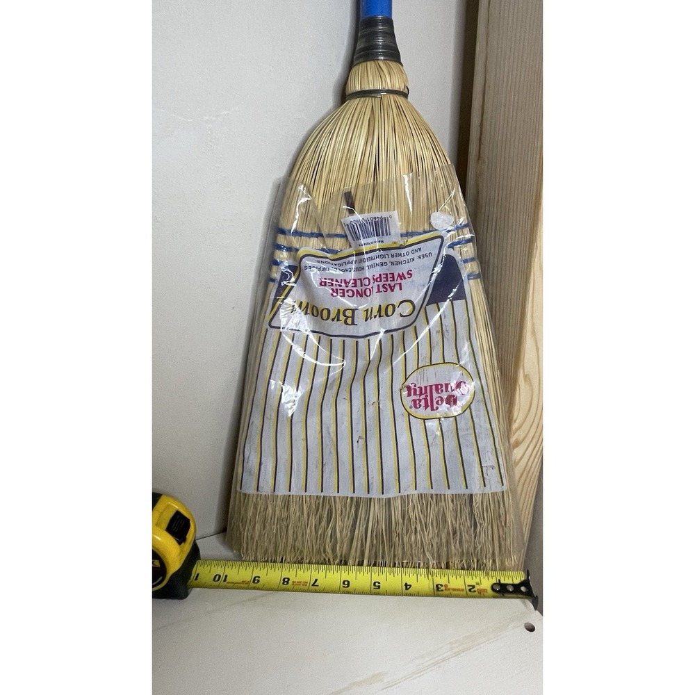 21 Inches Long 10 Inches Wide Handheld Corn Broom By Delta Quality Hanging Hook